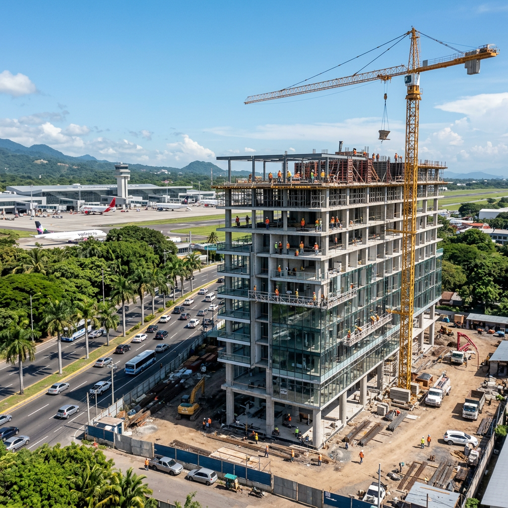 Construction Underway: New 153-Room Hotel Rising at El Salvador International Airport
